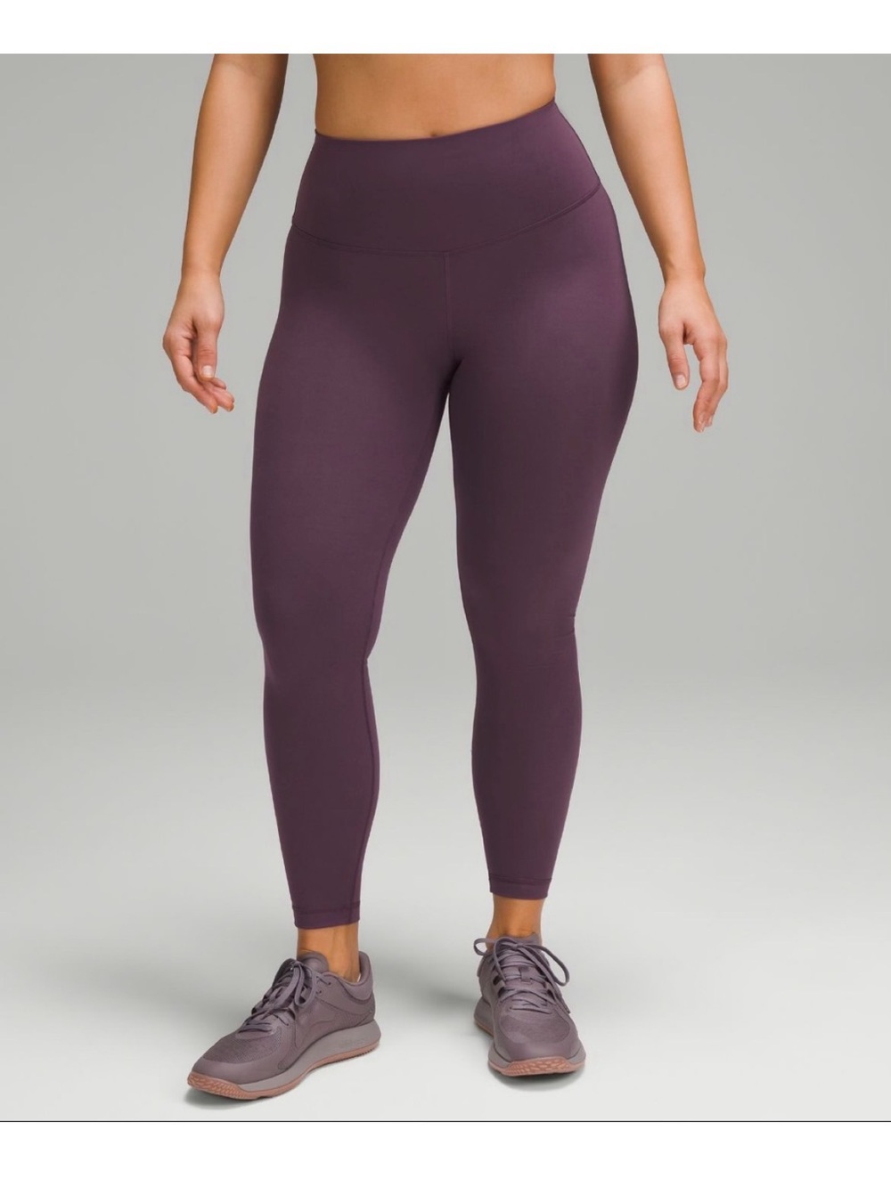 Lululemon Wunder Train Contour Fit High Rise Tight 25” in Grape Thistle